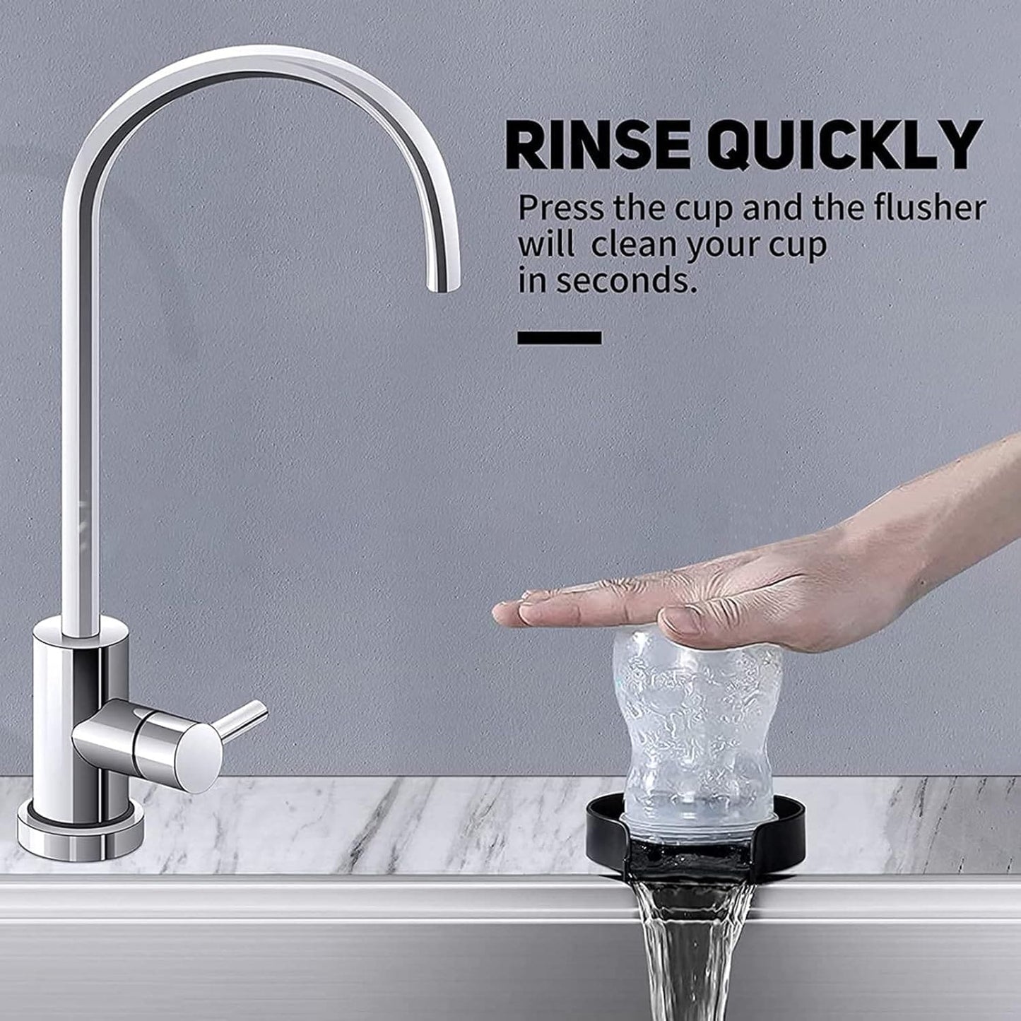 Kitchen Sink Glass Washer