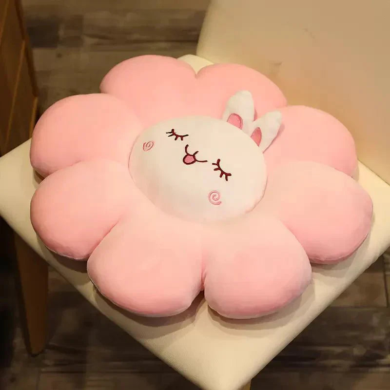 Cute Sun Flower Cushion For Kids